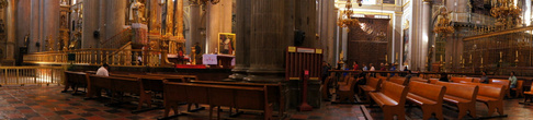 В кафедральном соборе в Пуэбле