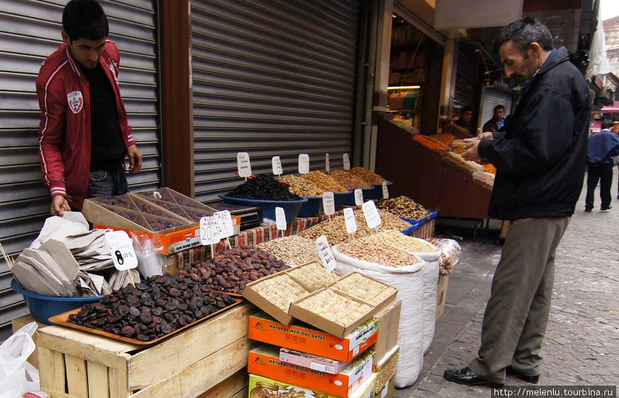 Сухофрукты и орешки Стамбул, Турция