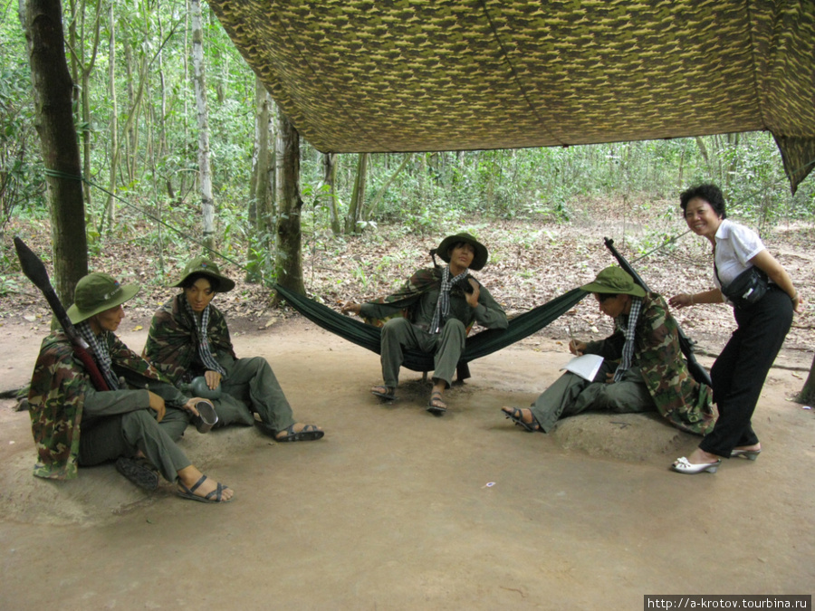 Это макеты партизан, сделаны как живые Юго-Восточный регион, Вьетнам