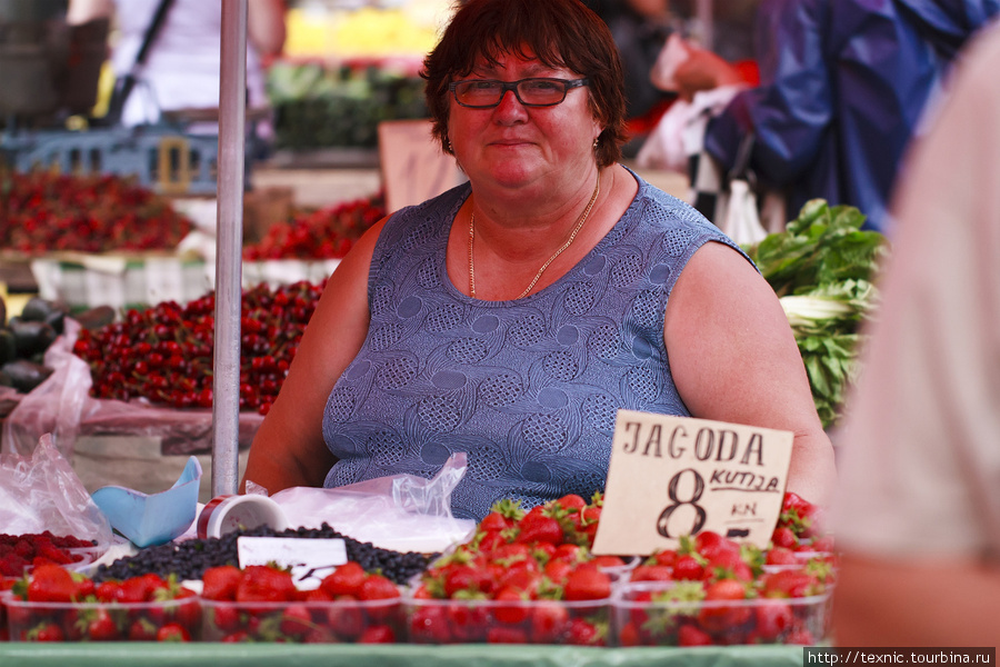 По-хорватски клубника — «ягода» Загреб, Хорватия