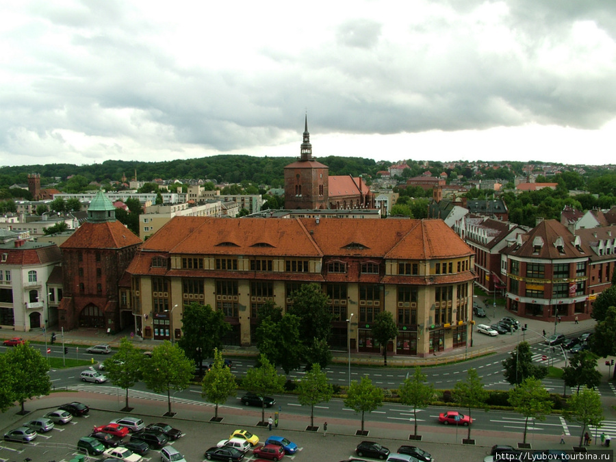 Панорама с ратуши Слупск, Польша