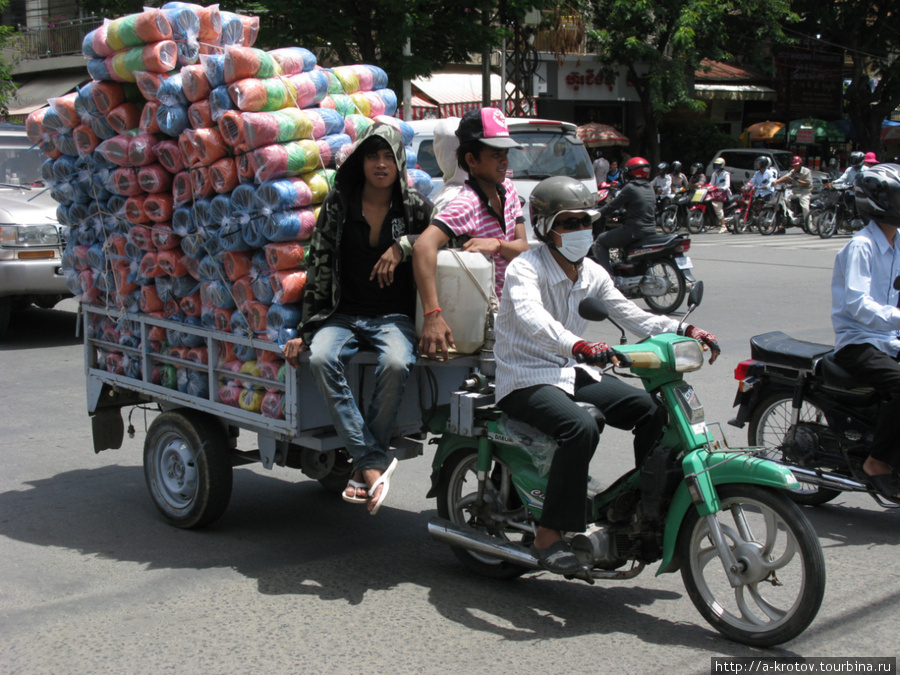 Мотоциклист Пномпень, Камбоджа