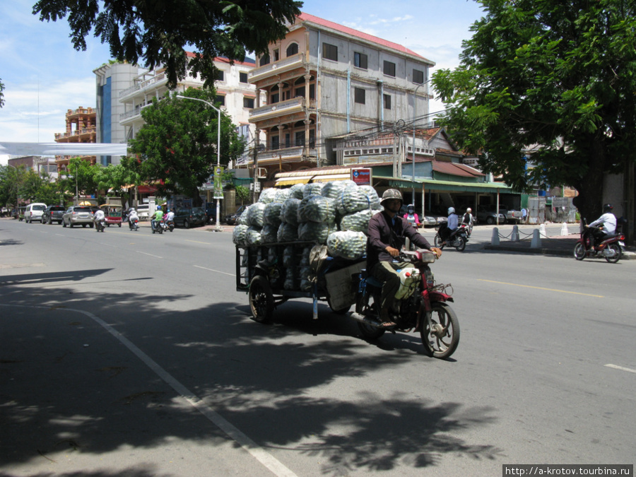 Мотоциклист Пномпень, Камбоджа