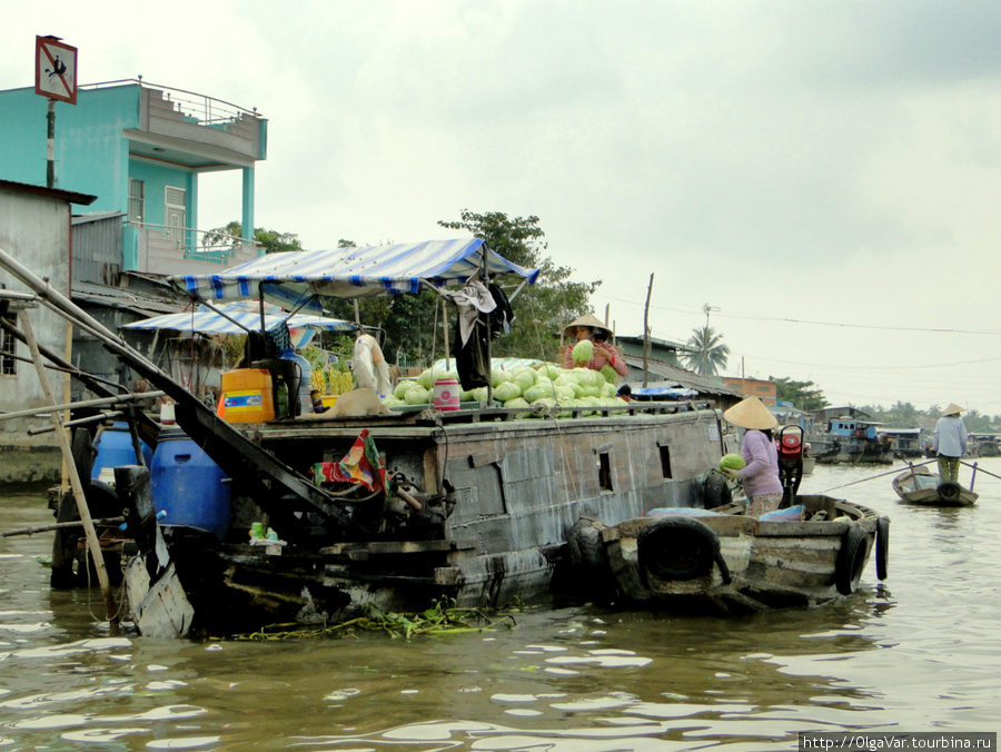 Рыночная цивилизация на воде Кантхо, Вьетнам