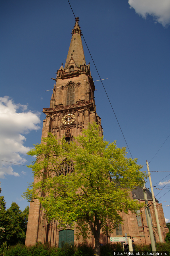Карлсруэ - католическая церковь Св. Бернардуса Карлсруэ, Германия