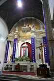 В церкви франчисканского монастыря в Теотиуакане