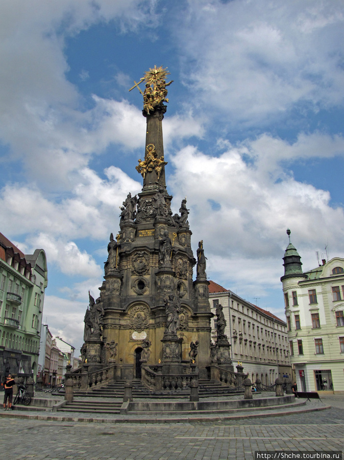 Чумная колонна, памятник ЮНЕСКО Оломоуц, Чехия