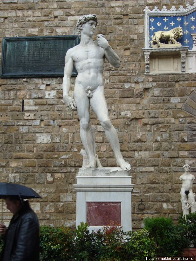 Флоренция. Давид Микеланджело. Флоренция, Италия