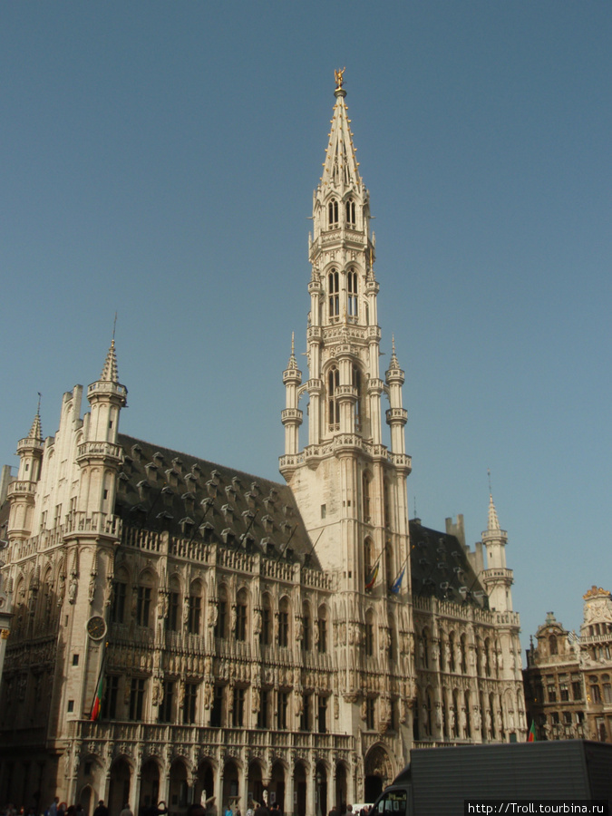Великая и могучая ратуша города Брюссель, Бельгия