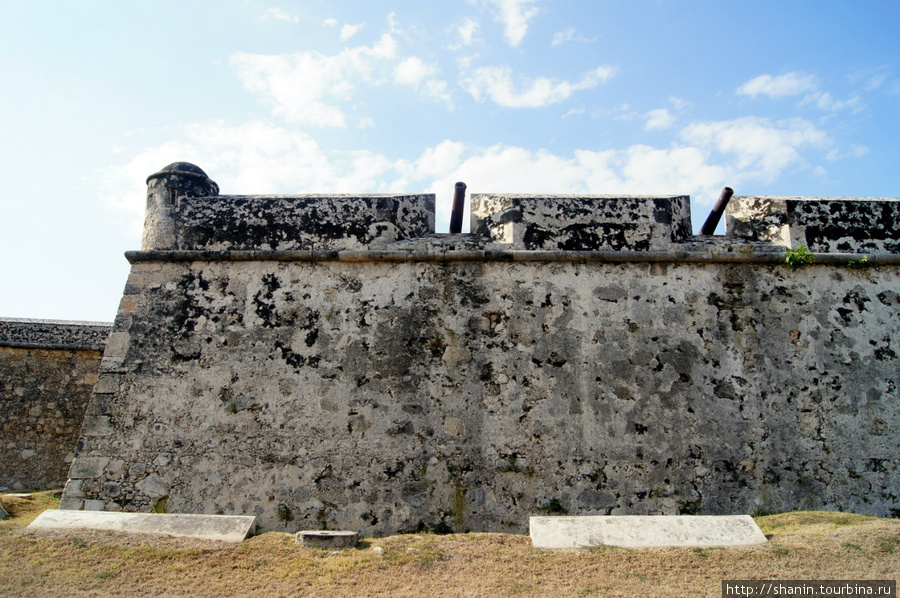 Крепостная стена в Кампече Кампече, Мексика