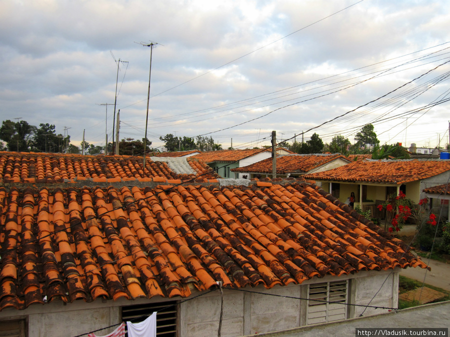 Вид с крыши Виньялес, Куба