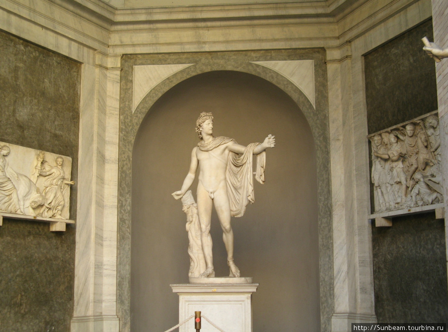 Вот он — эталон классической мужской красоты — Аполлон Бельведерский. Ватикан (столица), Ватикан