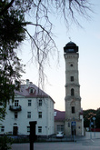 Пожарная башня построена после пожара в 1912 году