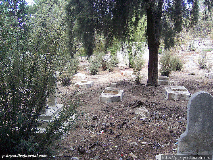кладбище за пределами Старого города Иерусалим, Израиль