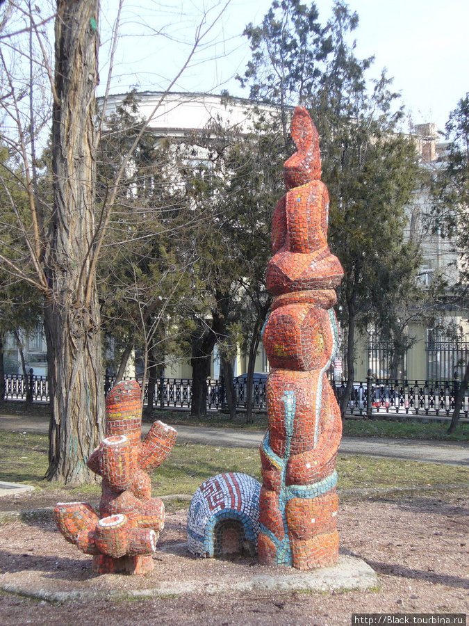Мозаичные скульптуры в стиле Церетели Симферополь, Россия