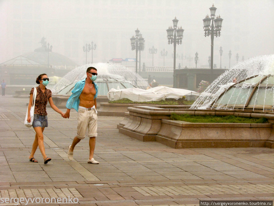 Москва в дыму Москва, Россия