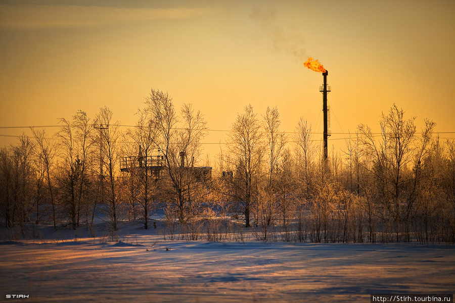 Самотлорское нефтяное месторождение Нижневартовск, Россия
