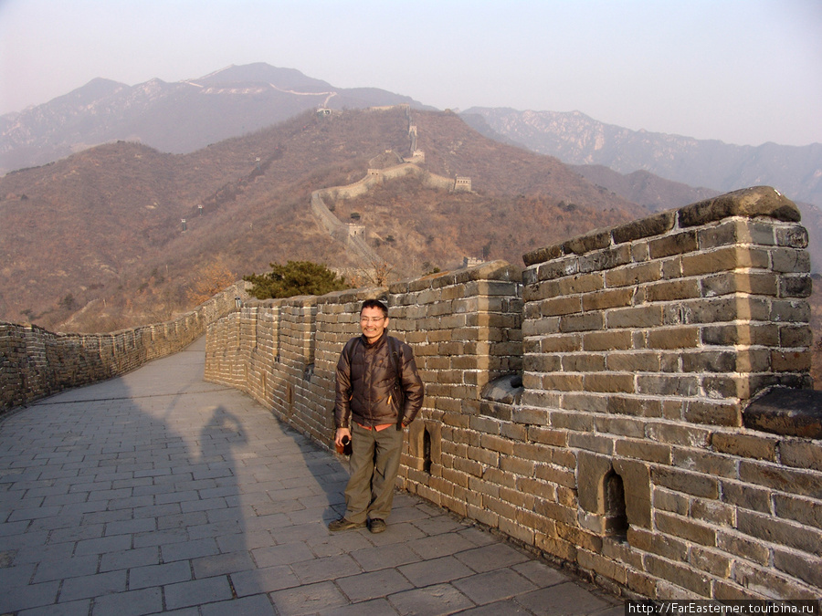 Я на Великой Китайской Стене в Мутианью близ Пекина. Катари, Непал