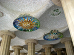 Потолок зала колонн
