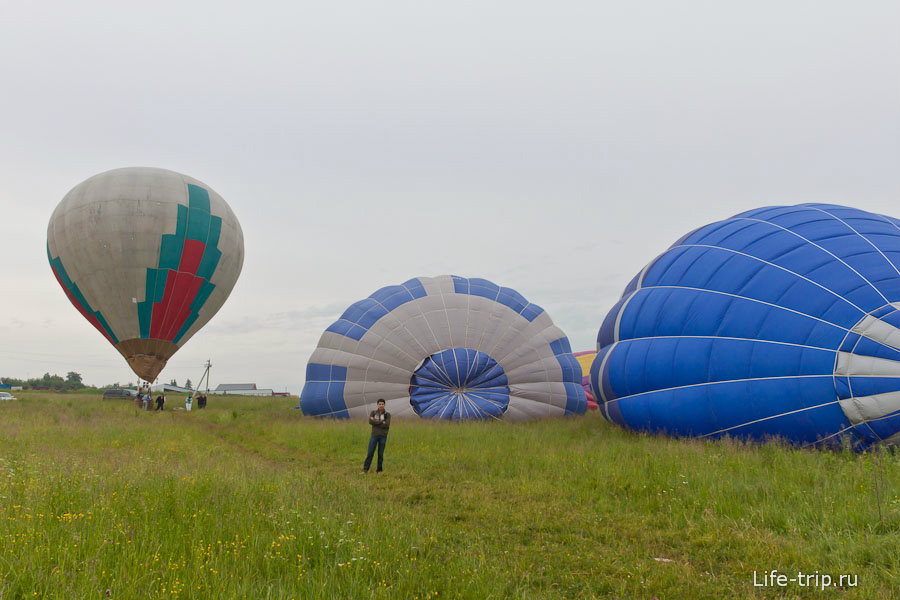 Короткое путешествие на воздушном шаре Москва и Московская область, Россия