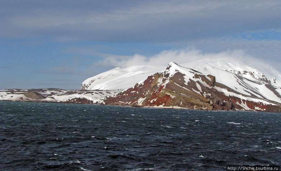 дальше берега просто красивые, ну или не просто красивые, а... Остров Десепшн, Антарктида