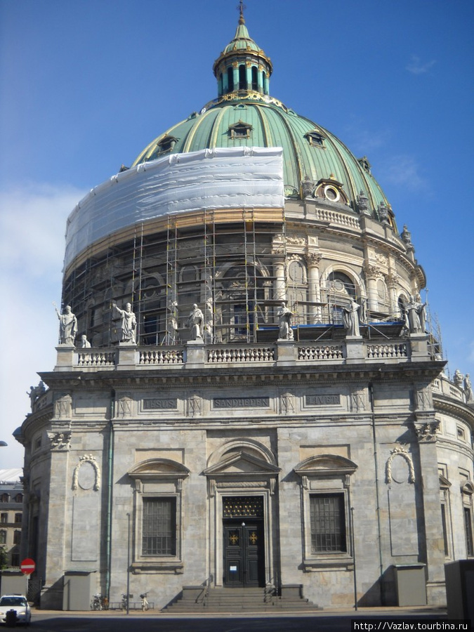 Общий вид церкви Копенгаген, Дания