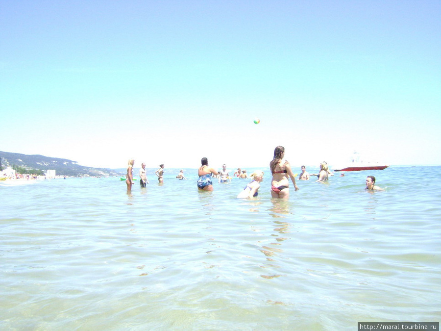 Зато в море все могут купаться и играть бесплатно Золотые Пески, Болгария