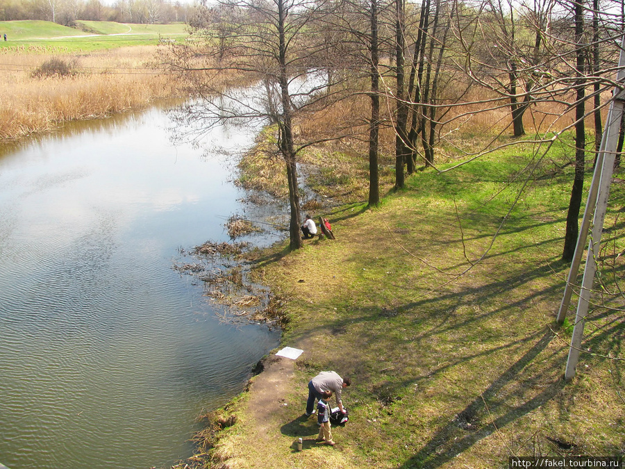 Весений лов на реке Уды. Харьков, Украина