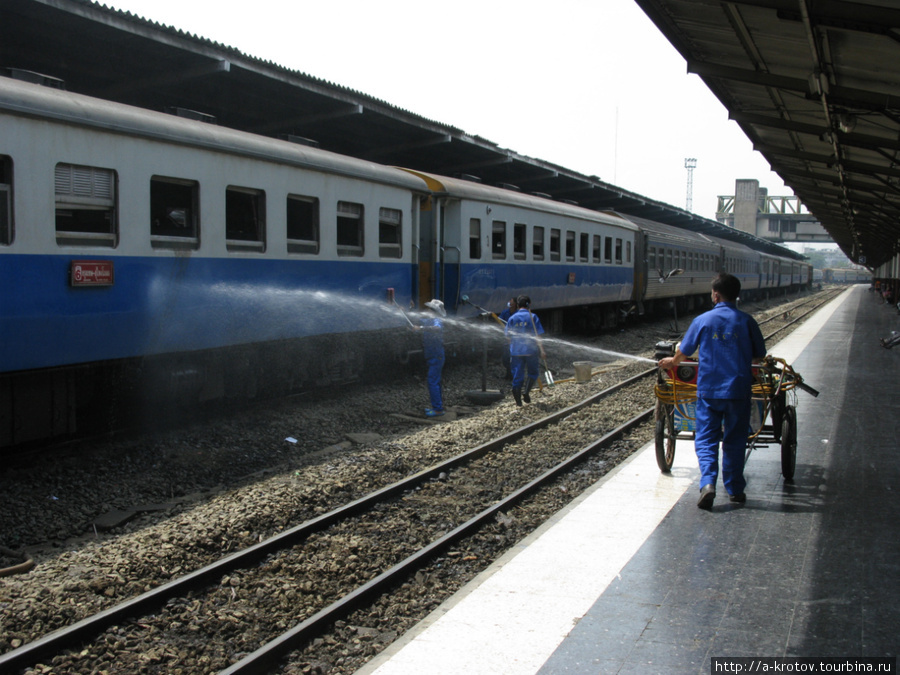 Помывка поезда Центральный и Восточный Таиланд, Таиланд