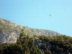 Вертолет над монастырем