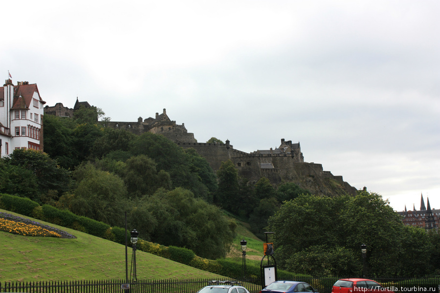 Эдинбургский замок Шотландия, Великобритания