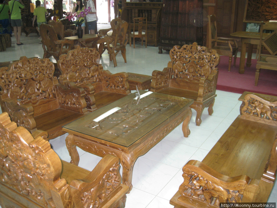 Мебель из тика Канчанабури, Таиланд