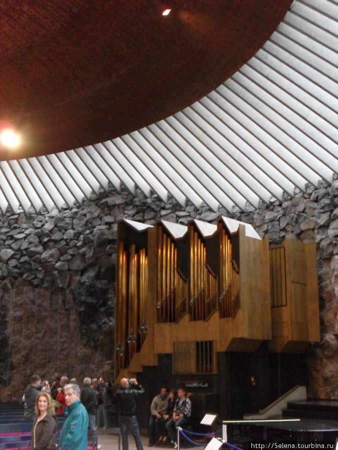 Церковь в скале Хельсинки, Финляндия