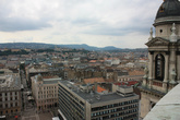 вид на Будапешт с колокольни Базилики Св. Иштвана