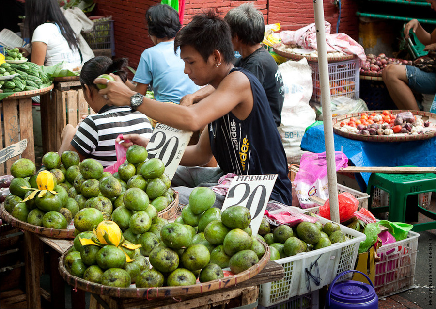 Рынок на Карриедо Манила, Филиппины