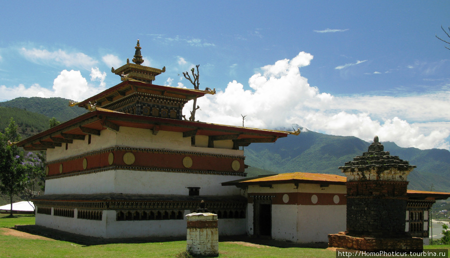 Храм Чиме Лакханг Район Пунакха, Бутан