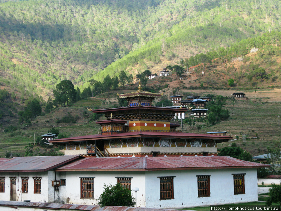 Храм в Пунакхе Район Пунакха, Бутан