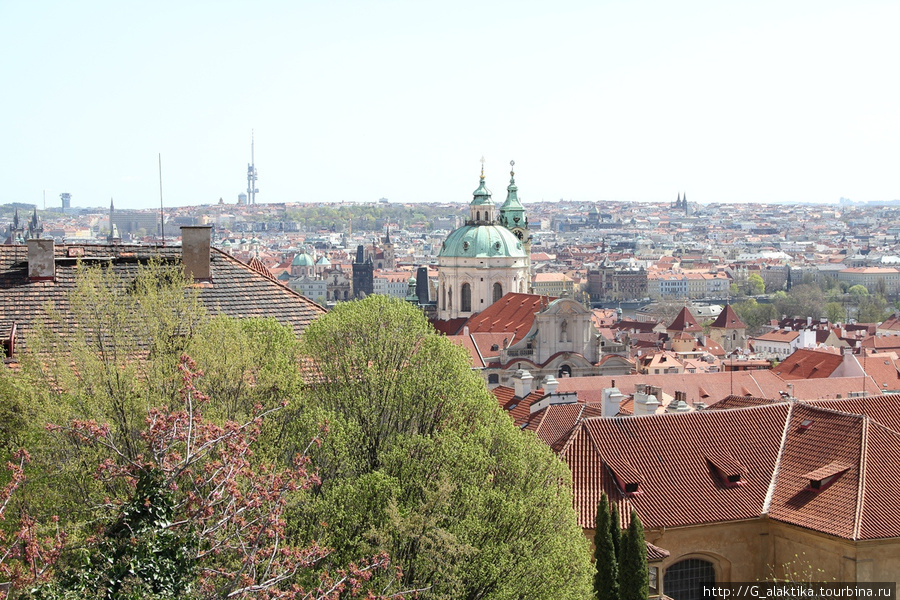 Вид на Прагу из Пражского Града Прага, Чехия