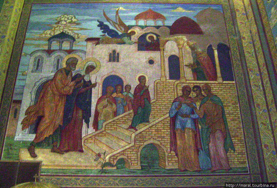 Фреска Введение Богородицы во храм Варна, Болгария