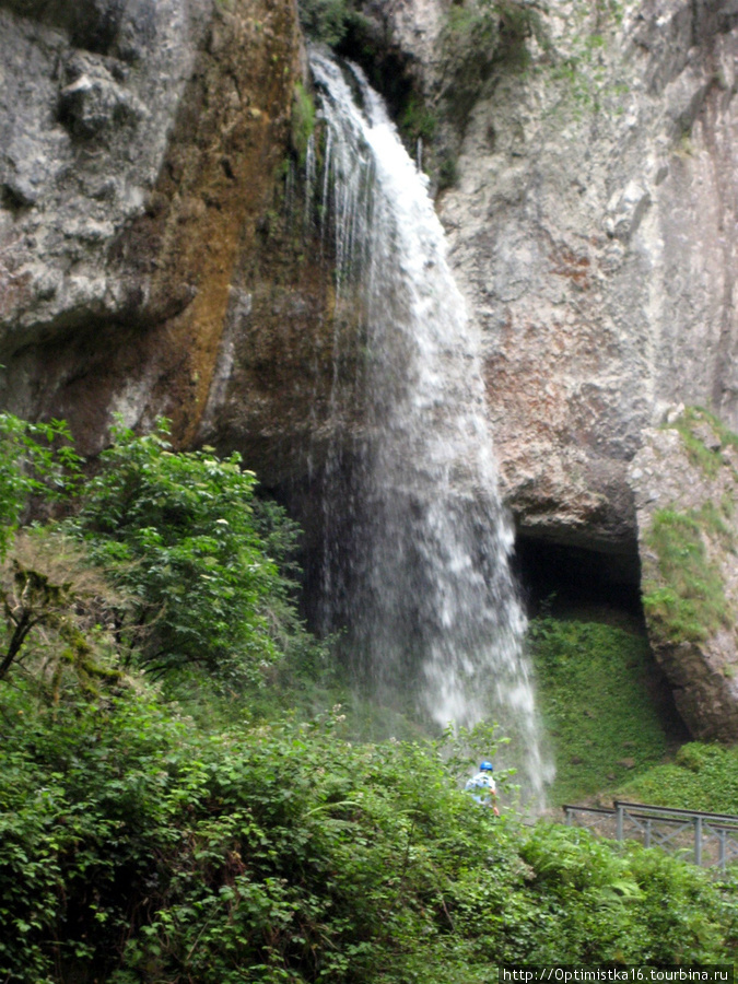 В ущелье Kakouetta Аквитания, Франция