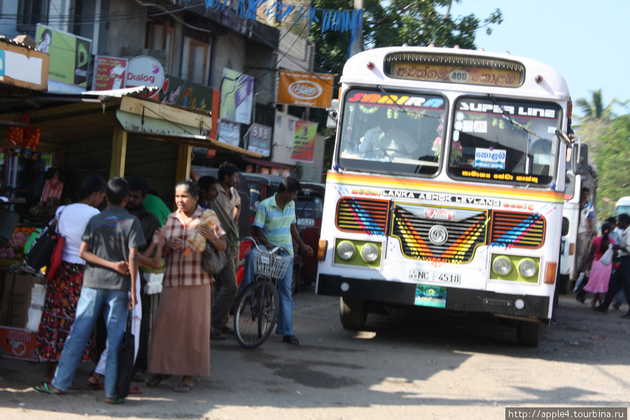 Автобус-самый небезопасный вид транспорта в Шри-Ланке Бентота, Шри-Ланка