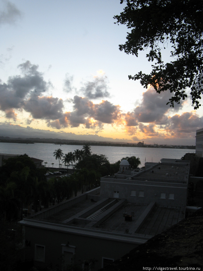 Закат, который заставляет остановиться Сан-Хуан, Пуэрто-Рико