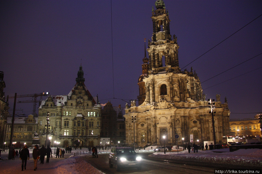 Нарядный город Дрезден, Германия