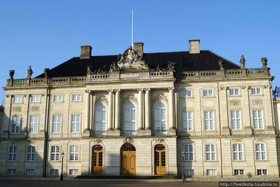 Дворец Амалиенборг Копенгаген, Дания