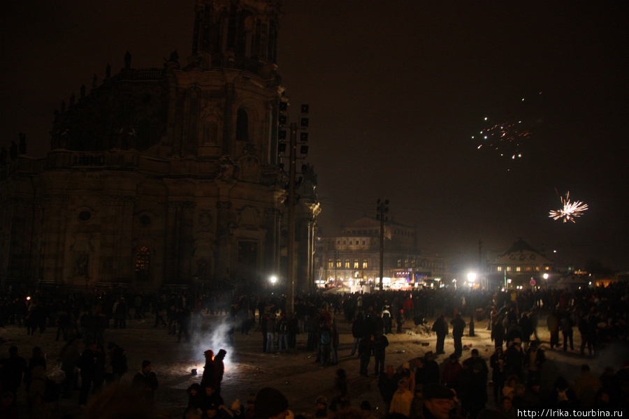 Новогодняя ночь Дрезден, Германия