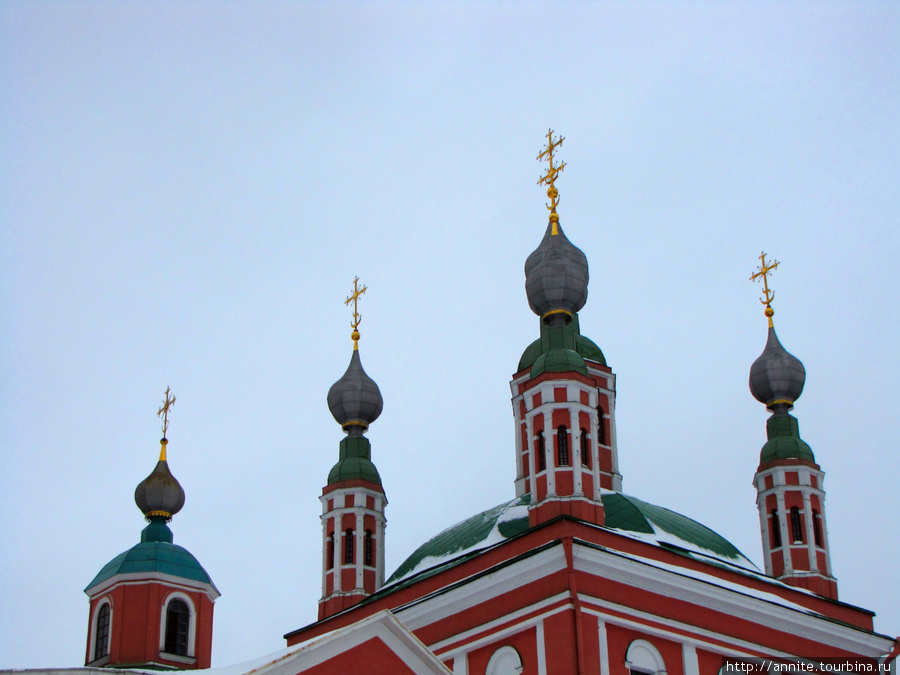 Купола Николо-Ямского храма. Рязань, Россия