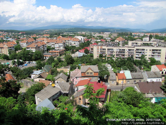 Панорама города. Ужгород, Украина