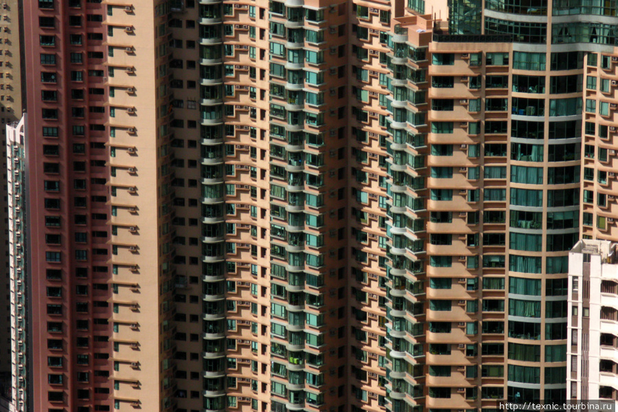Жилые муравейники Гонконг