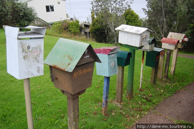 Почтовые ящики Остров Ваихики, Новая Зеландия