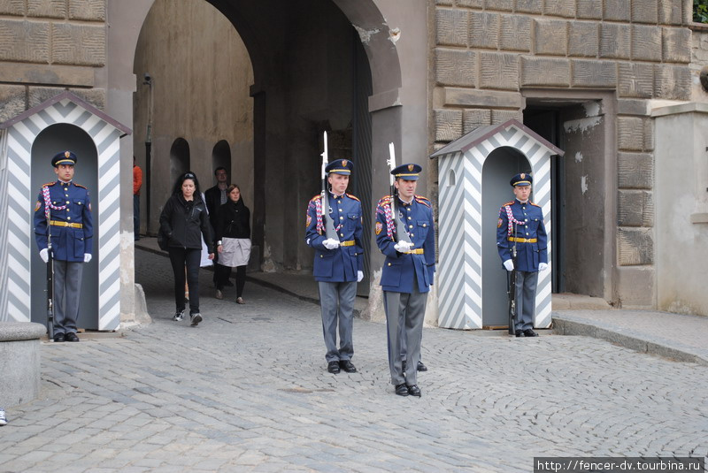 Смена караула в Пражском Граде Прага, Чехия